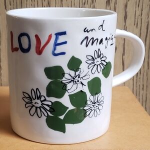 Anthropologie x Hotel Magique LOVE and MAGIQUE Mug Stoneware 12 oz French Floral